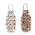 pack of 2 Printed Kitchen Apron for Cooking & Baking – Washable Chef Apron – Multipurpose Cooking Apron