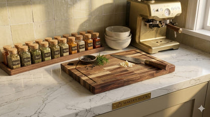 Professional Artisan End-Grain Butcher Block – The Chef’s Edition