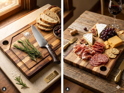 Professional Artisan End-Grain Butcher Block – The Chef’s Edition