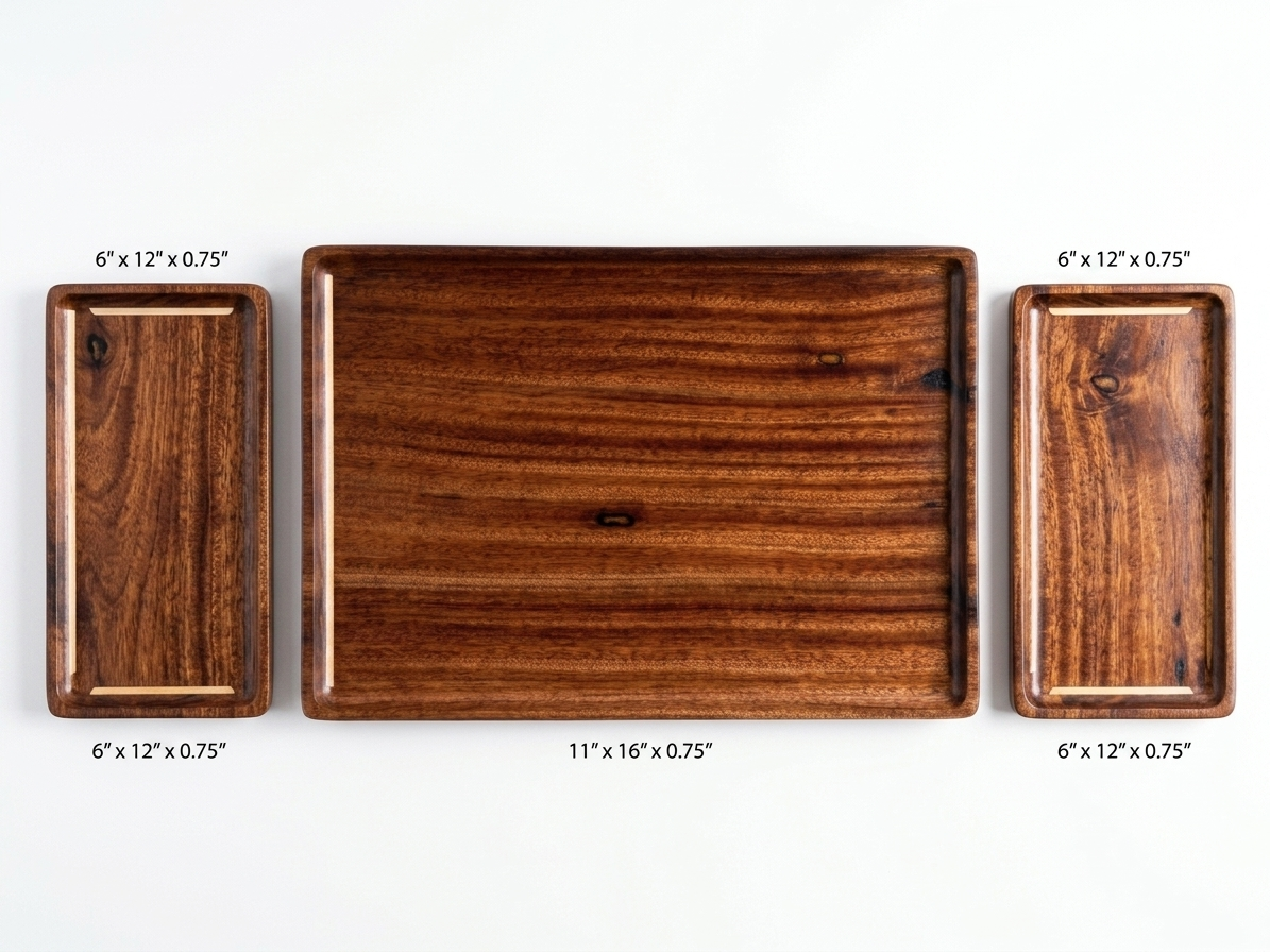 **Woodverra Mahogany Serving Tray | Timeless Style