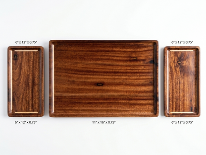 **Woodverra Mahogany Serving Tray | Timeless Style